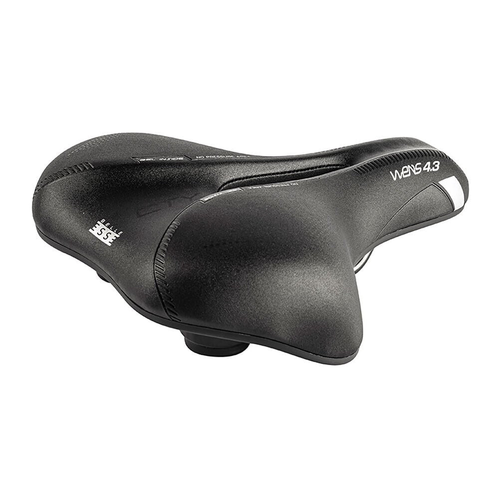 Asiento Gist Wens 4.3 Gel Art. 7660 negro vista superior para bicicleta en México