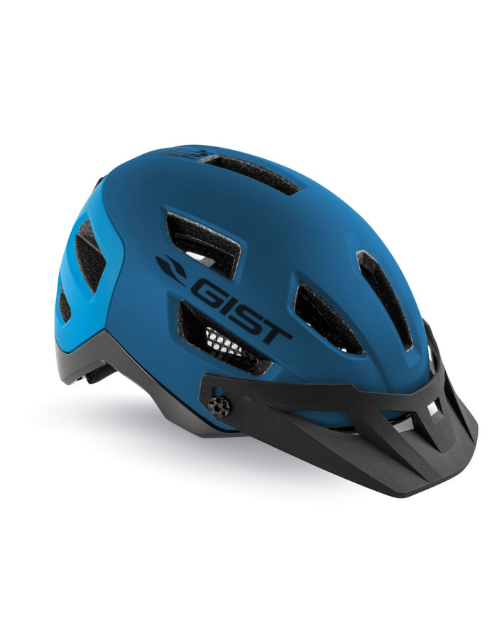 Casco de ciclismo GIST Kop azul aerodinámico y ventilado