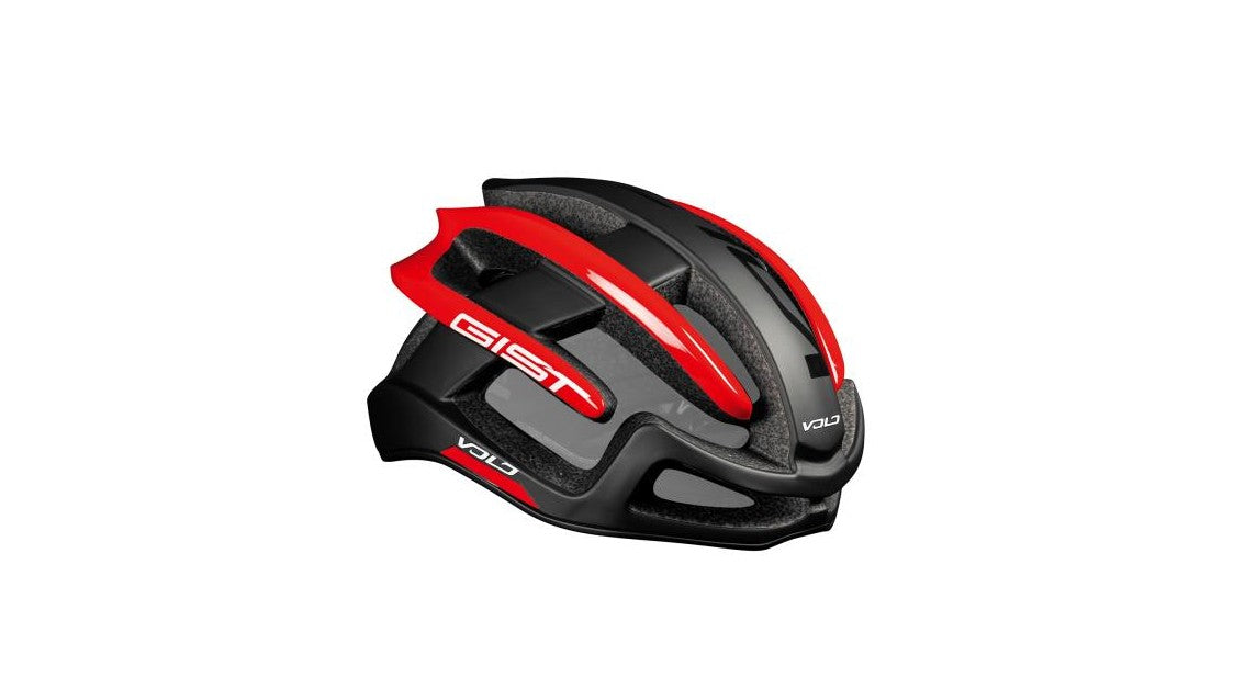 Casco de ciclismo GIST Volo rojo aerodinámico y ultraligero