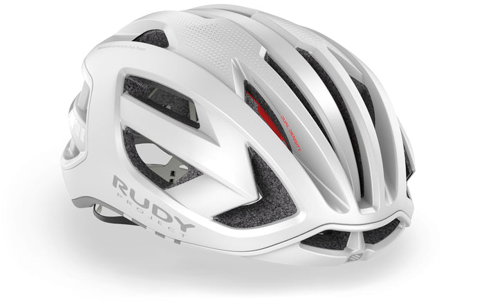 Casco de ciclismo Rudy Project Egos blanco mate con máxima ventilación y seguridad para ruta gravel y MTB