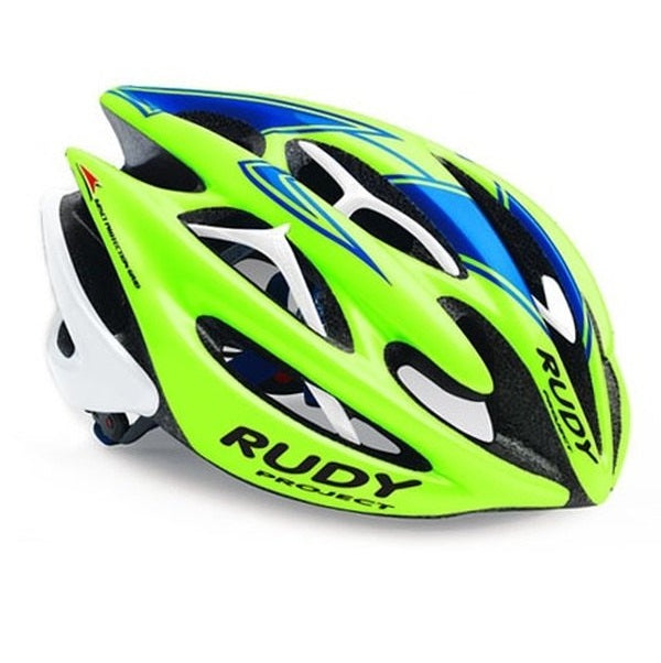 Casco de ciclismo Rudy Project Sterling grafito lima fluorescente azul brillante para ruta