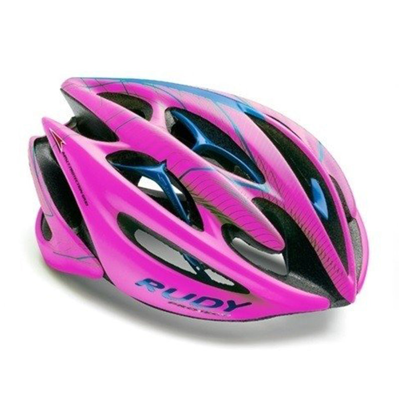 Casco de ciclismo Rudy Project Sterling rosa fluorescente para ruta de alto rendimiento