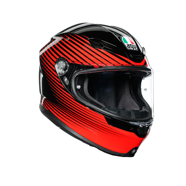 casco-integral-agv-k6-rush-negro-rojo