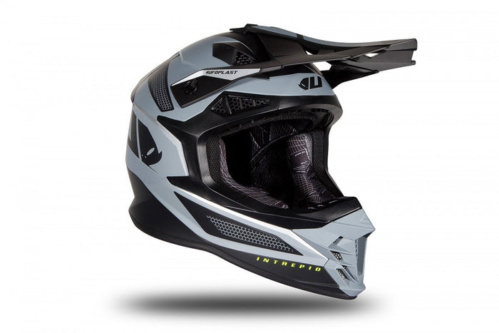 Casco para Motocross UFO Plast Intrepid Gris - CIAO ITALIA