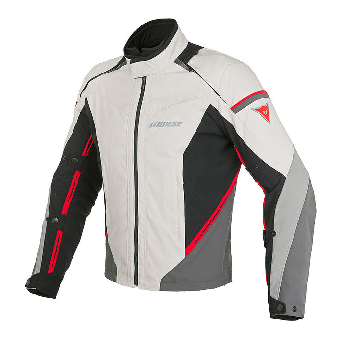 Chamarra para moto Dainese Rainsun D-Dry color Peyote impermeable y ventilada
