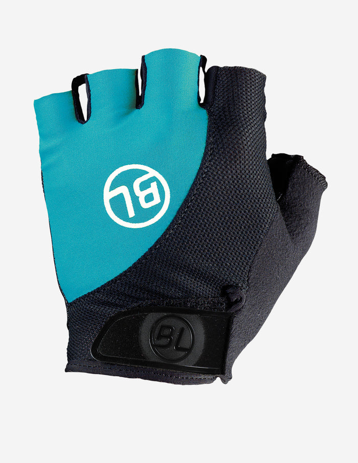 Guantes de ciclismo Bicycle Discesa Lady Blue para mujer con gel anatómico y tejido transpirable