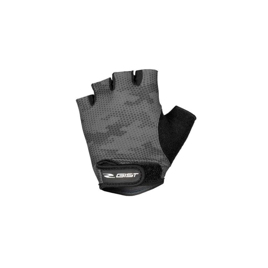 Guantes de ciclismo Gist Kid Negro Art. 8158 con ajuste de velcro y tejido transpirable