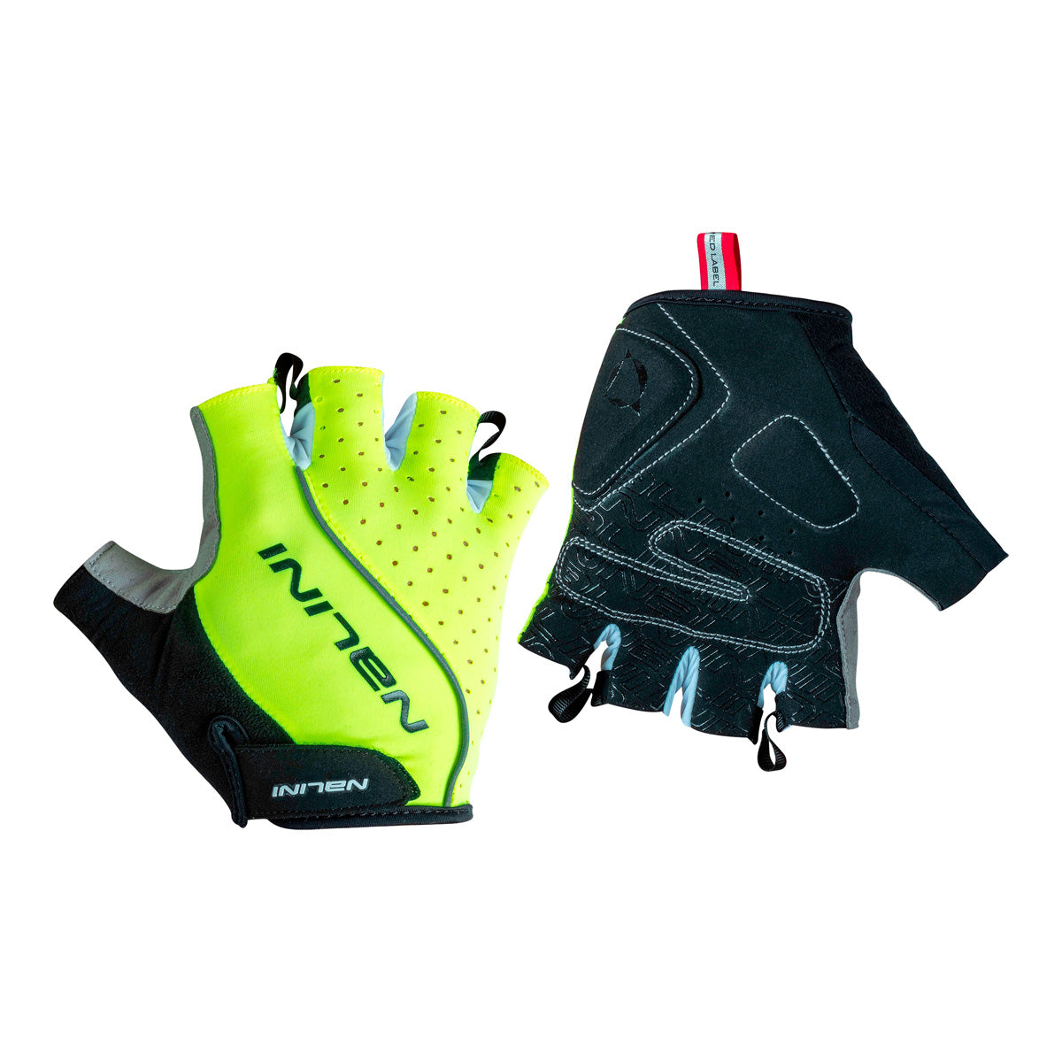 Guantes de ciclismo Nalini Closter Yellow con palma anatómica y tejido transpirable