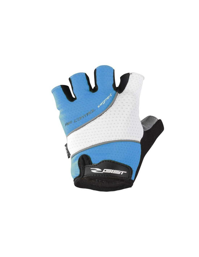 Guantes de ciclismo Gist Bimbo Kid Pro azul con acolchado de gel y ajuste de velcro