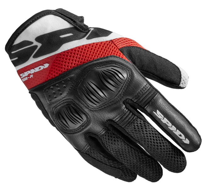 Guantes para moto mujer Spidi Flash-R Evo Lady negro rojo ventilados