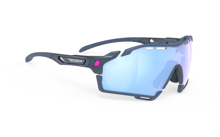 Lentes de ciclismo Rudy Project Cutline azul cósmico mate con mica multiláser Ice
