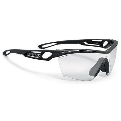 Lentes de ciclismo Rudy Project Tralyx negro mate con mica ImpactX 2 láser negra fotocromática