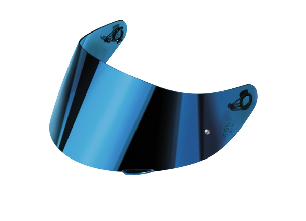 Mica AGV GT4 Iridium Blue original para cascos K1 S, K3 SV y K5 S disponible en Ciao Italia México