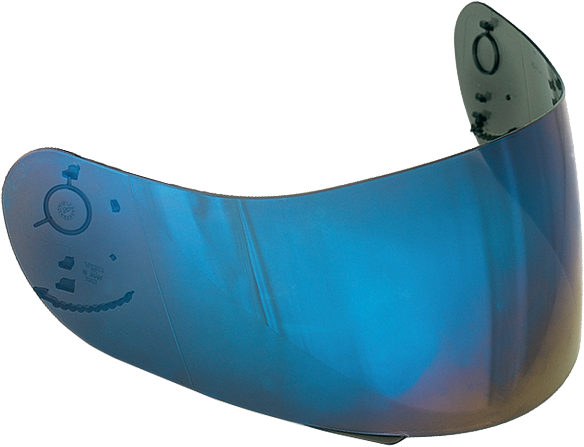 Mica AGV Street 8 Iridium Blue original para cascos K3, K3 Basic, K4 y K4 Evo disponible en Ciao Italia México