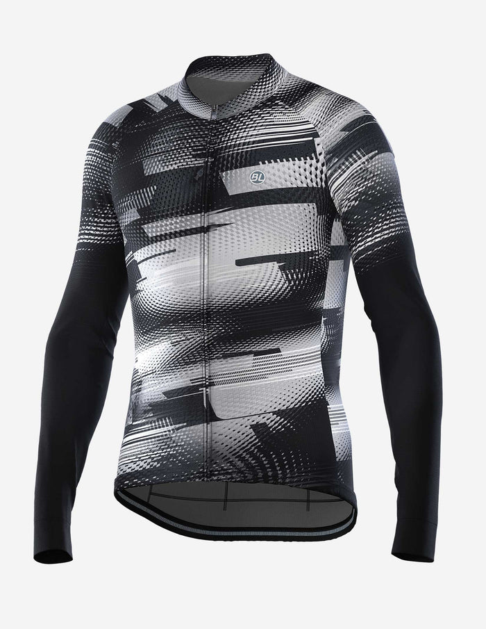 Playera de ciclismo Bicycle Line Gavia blanca manga larga