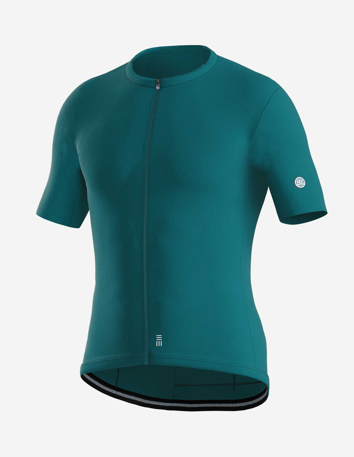 Playera de ciclismo Bicycle Line Ghiaia S3 hombre verde ottanio manga corta