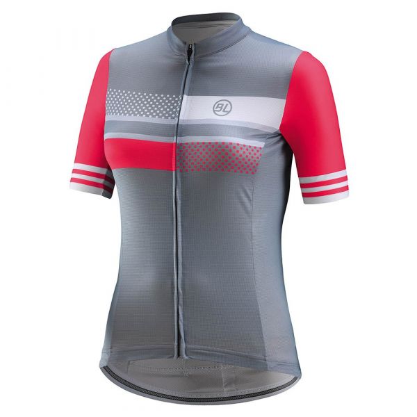 Playera de Ciclismo Bicycle Line Mitica Gris Italiana para Ruta