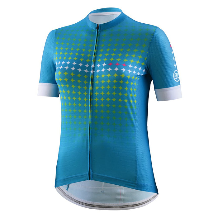 Playera de Ciclismo Bicycle Line Thea para Mujer Azul Transpirable