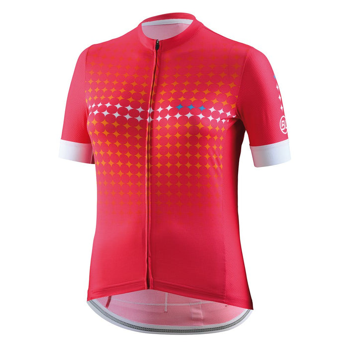 Playera de Ciclismo Bicycle Line Thea para Mujer Roja Transpirable