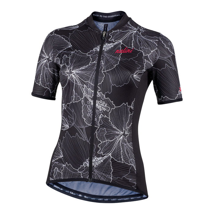 Playera de Ciclismo Nalini BAS Turin 2006 Negra para Mujer
