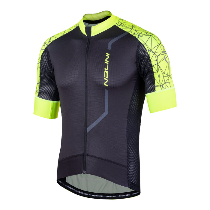 Playera de ciclismo Nalini AIS Velocità 2.0 amarilla manga corta
