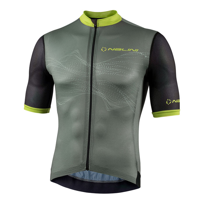 Playera de ciclismo Nalini BAS Ergo Mesh verde manga corta