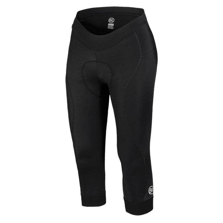 Short de ciclismo Bicycle Line Poetica para mujer 3/4 negro con badana anatómica