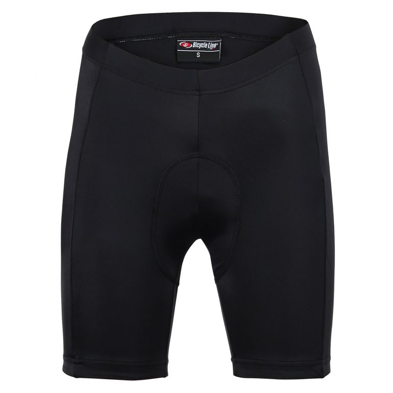 Short de Ciclismo Bicycle Line Sprint para Mujer Negro con Badana Anatómica