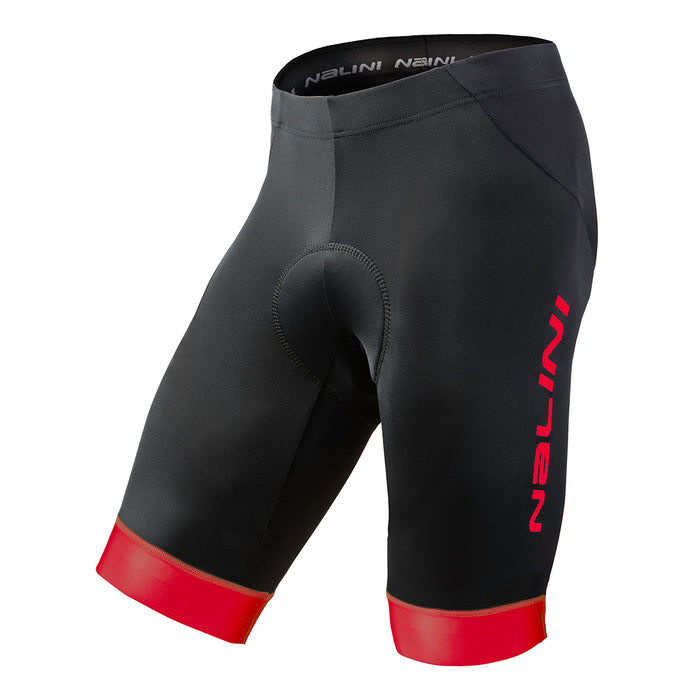 Short de Ciclismo Nalini AHS Capitano Rojo con Soporte Muscular