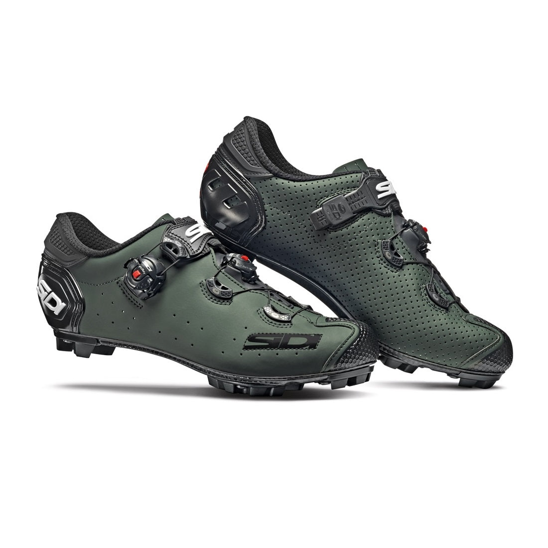 Zapatillas de ciclismo Sidi MTB Jarin Green Olive compatibles con SPD