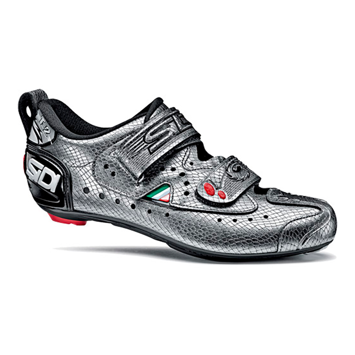 Zapatillas de triatlón Sidi T2 Carbon Silver Snake premium