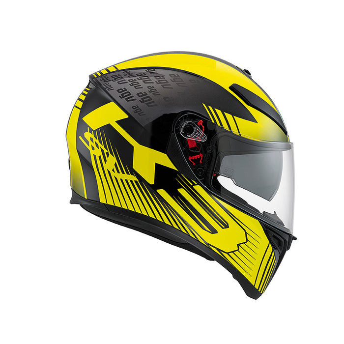 Casco para Moto AGV K3 SV Glimpse Negro Amarillo