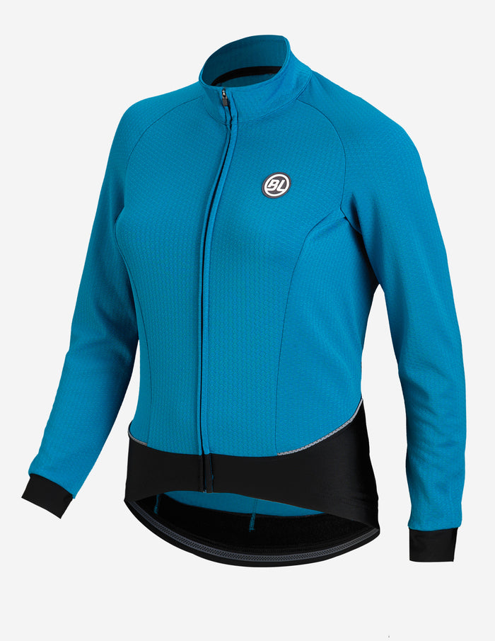 Chamarra de Ciclismo Bicycle Line Logique Azul para Mujer