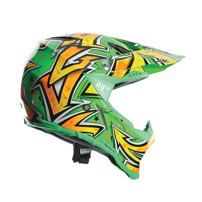 Casco para Moto AGV AX-8 Evo Spray Verde