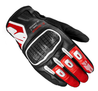 Guantes para moto Spidi G-Warrior negro rojo con protección Warrior