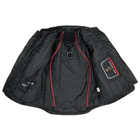 Chamarra para motociclista A-Pro Aerotech Roja impermeable