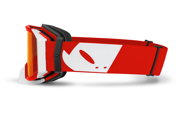 GOGGLE UFOPLAST WISE PRO 2.0 WHITE RED