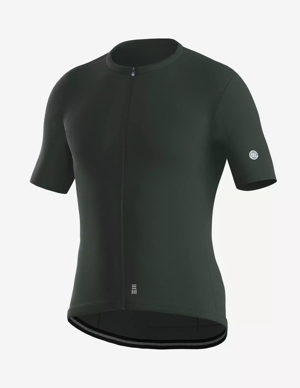 Playera de ciclismo Bicycle Line Ghiaia S3 hombre verde forest manga corta