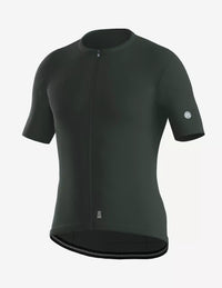 Playera de ciclismo Bicycle Line Ghiaia S3 hombre verde forest manga corta