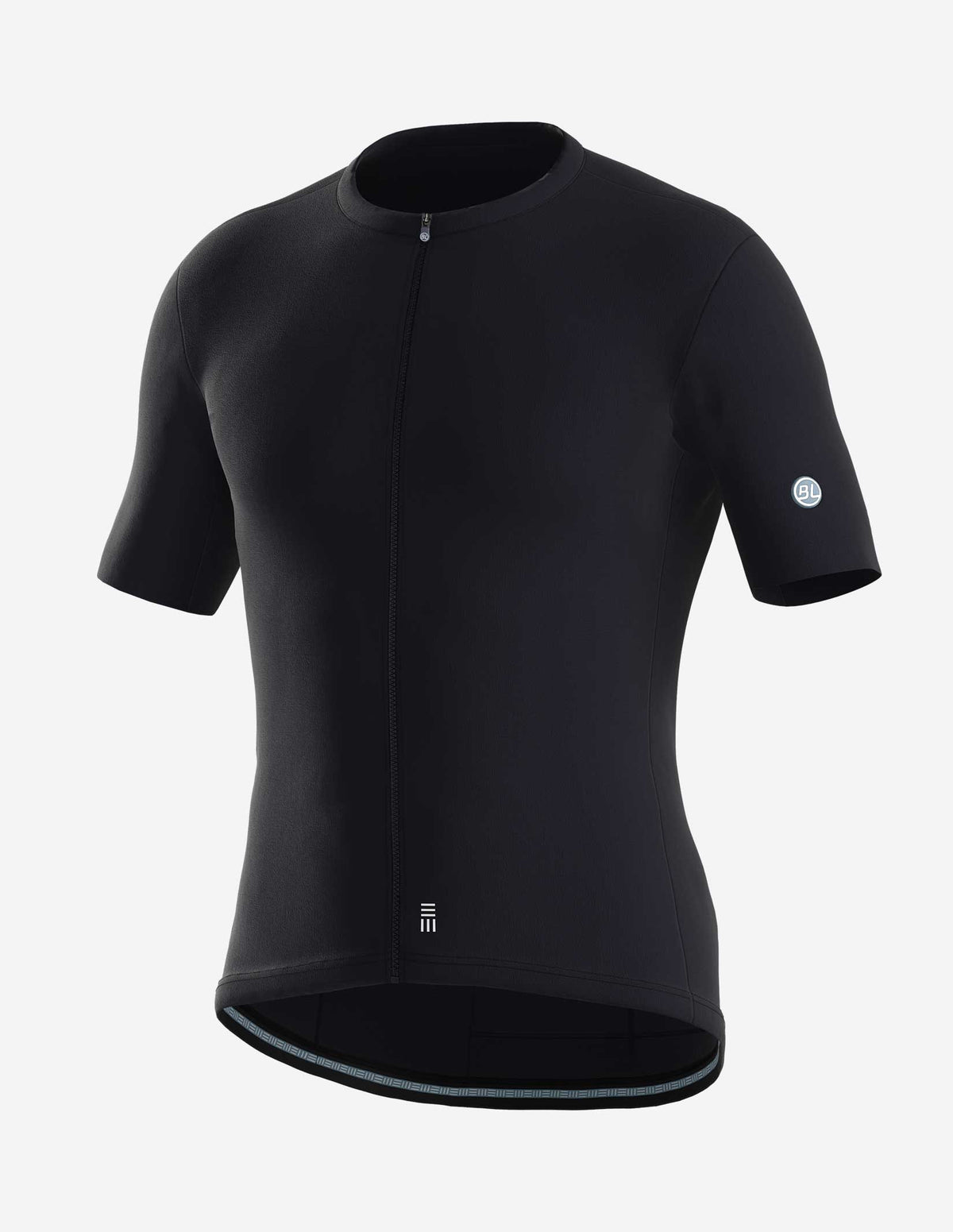 Playera de ciclismo Bicycle Line Ghiaia S3 hombre negra manga corta