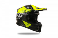 Casco UFO Plast Intrepid amarillo flúor para máxima visibilidad en motocross