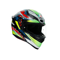 Casco AGV K1 Dundee Matt Lime Red principal