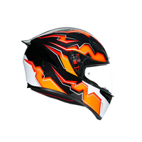 Casco AGV K1 Kripton lateral derecho sistema XQRS visera
