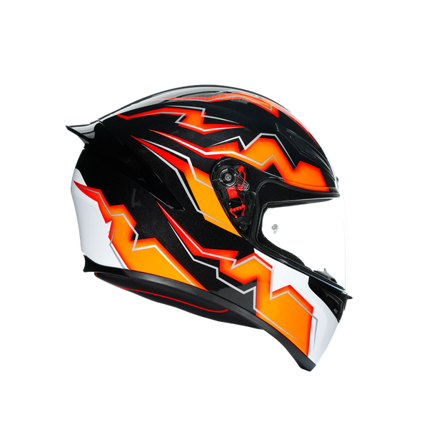 Casco AGV K1 Kripton lateral derecho sistema XQRS visera
