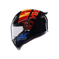 Casco AGV K1 S Pulse 46 lateral izquierdo gráfico número 46 MotoGP
