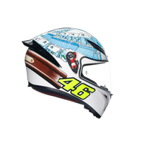 Casco AGV K1 S Rossi Winter Test 2017 lateral derecho