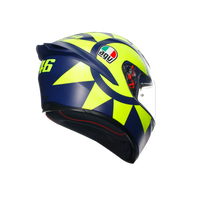 Casco AGV K1 S Soleluna 2018 lateral derecho sistema XQRS visera Ultravision
