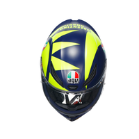 Casco AGV K1 S Soleluna 2018 vista superior entradas de ventilación

