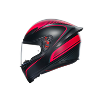 Casco AGV K1 S Warmup negro rosa lateral izquierdo 