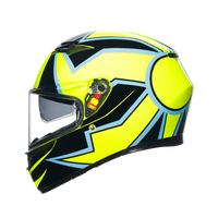 Casco AGV K3 Rossi Phillip Island 2005 lateral izquierdo